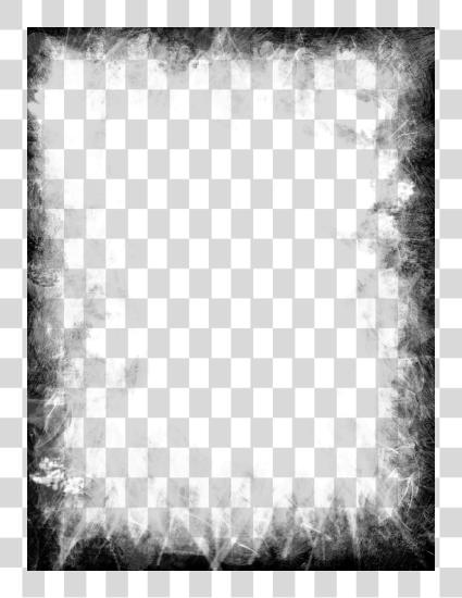 Download Grunge Black Frame White Frame Paint PNG file