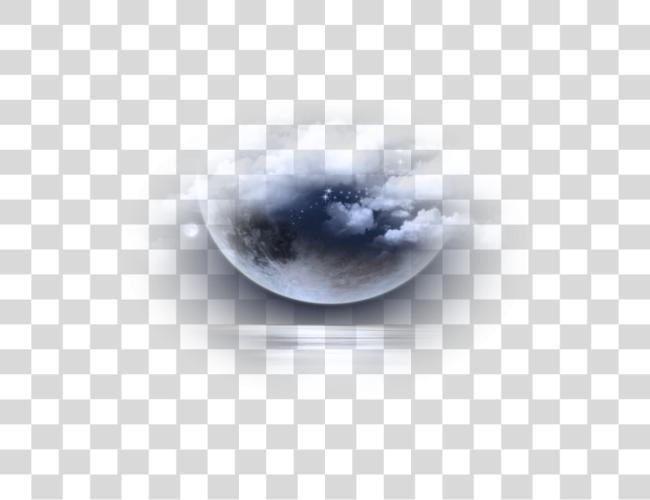 Download moon clouds overlay aesthetic icon Moon Manipulation Clip Art