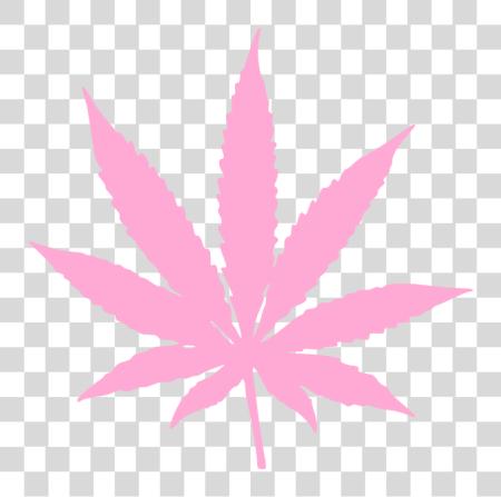 Download Marijuana Pink Weed Leaf PNG file