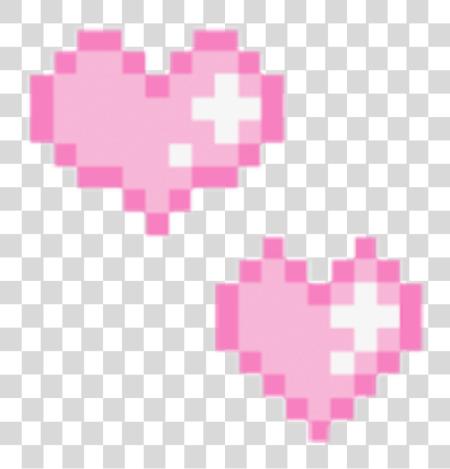 Download amor corazón Pink Pixel Game Shine Tumblr estético estético Pixel PNG file