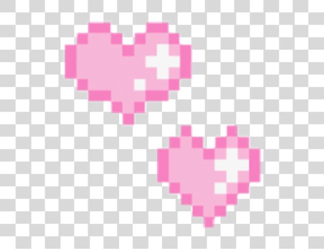 Download Love Heart Pink Pixel Game Shine Tumblr Aesthetic Aesthetic Pixel Clip Art