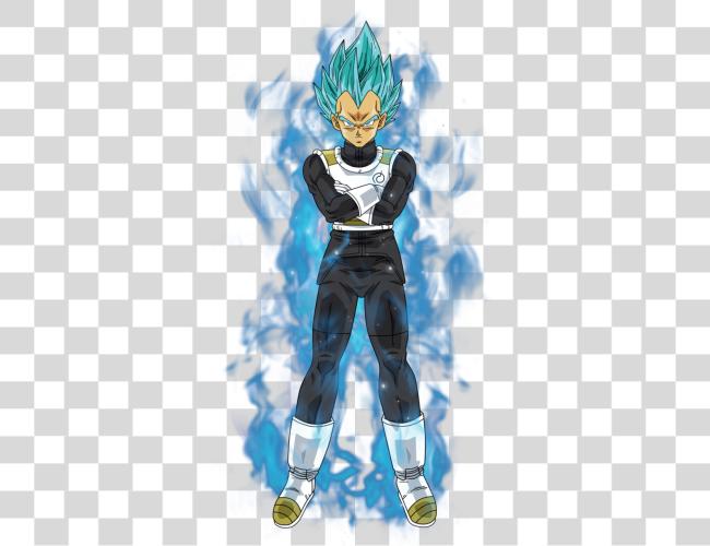 Download Vegeta azul Dragon pelota súper Vegeta Clip arte