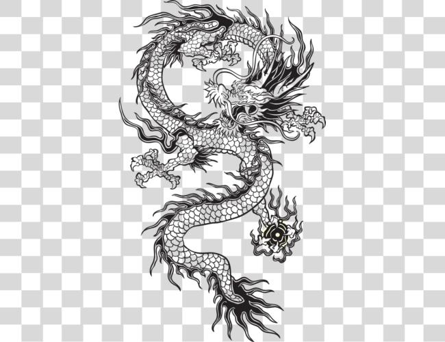 Download Oriental Dragon Chinese Dragon Vector Long Clip Art