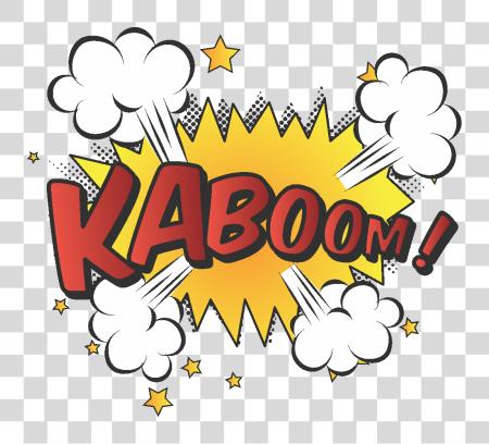 Download Kaboom Kaboom cómic PNG file