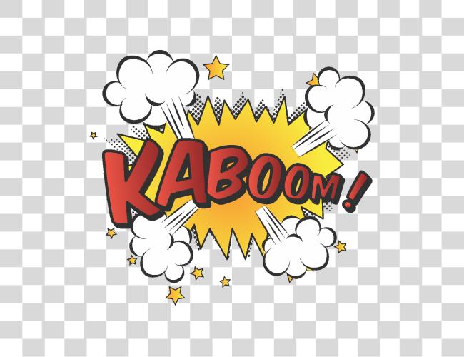 Download Kaboom Kaboom cómic Clip arte