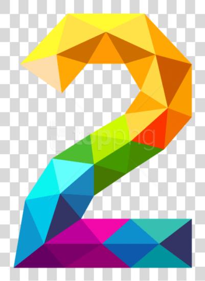 Download Colourful Triangles Number Two Colourful Triangles Number 2 PNG file