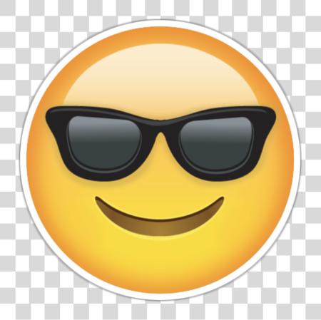 Download Cool Eyes Emoji Cool Face Emoji PNG file