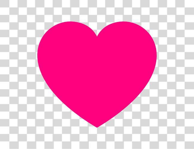 Download Pink Heart Shape Bentuk Love Warna Pink Clip Art