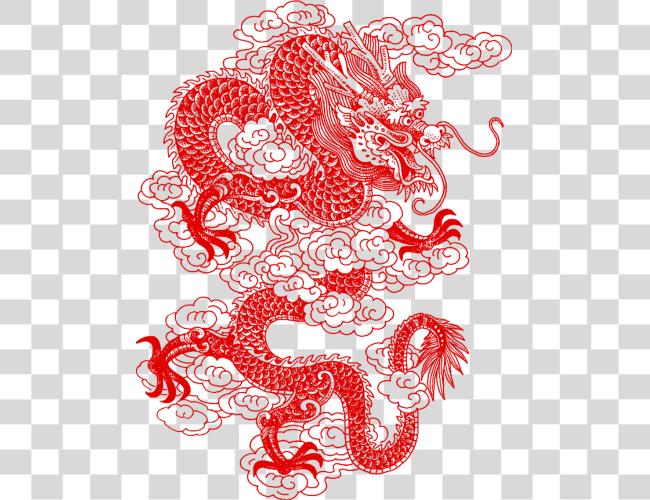 Download Reportar Abuso Chinese Dragons Line Clip Art