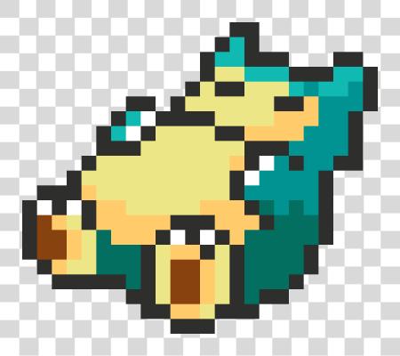 Download Snorlax pokémon Sprite Pixel pokémon Snorlax PNG file