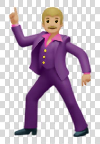 Download emojibaile bailando hombre emoji PNG file