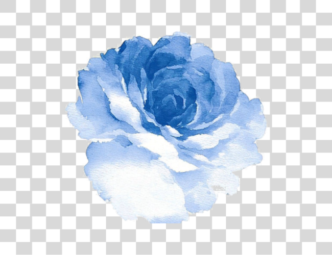 Download azul rosa Tumblr caricatura azul acuarela flor Clip arte