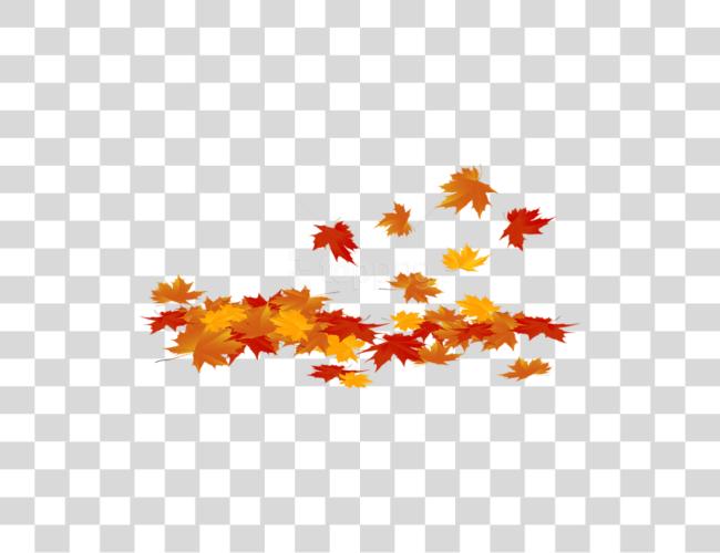 Download Fallen Leaves Pumpkins White Clip Art