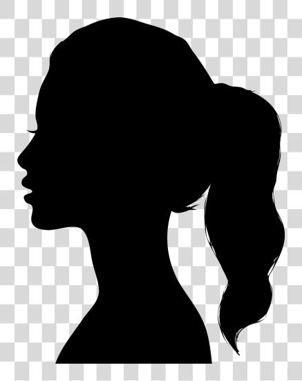 下载 女性 女人 profile silhouette overlay Pub Dom Silhouette Of 一个 女人 PNG file