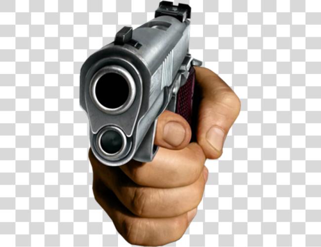 Download Sticker To Use Hand With Gun Clip Art