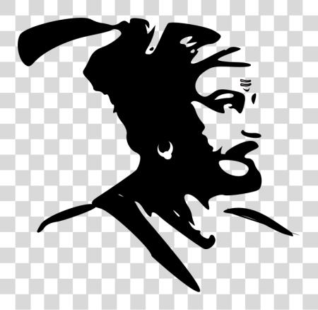 Download Shivaji Maharaj Silhouette Shivaji Sticker For Bike PNG file