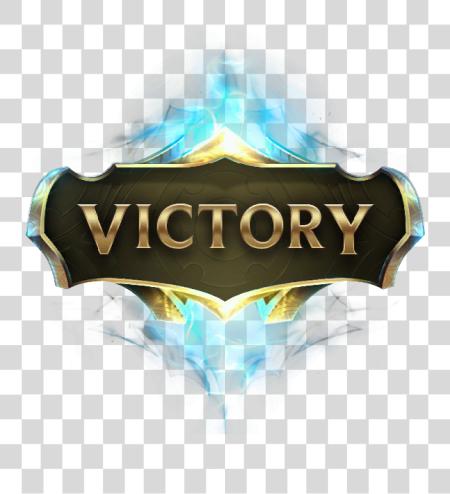 Download Blue Team League Victory PNG file