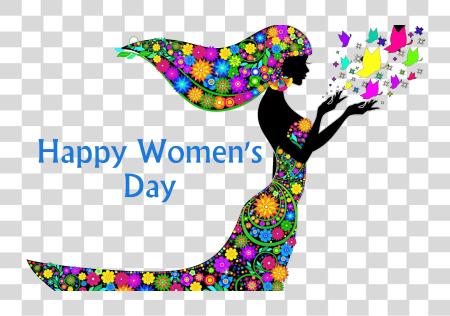 Download feliz International Womens día PNG file