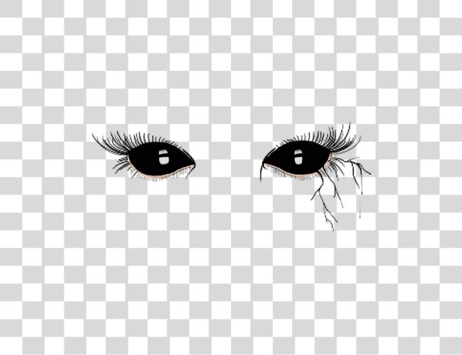 Download ojos dark blackandwhite horror terror haloween Demon Eyes Clip Art