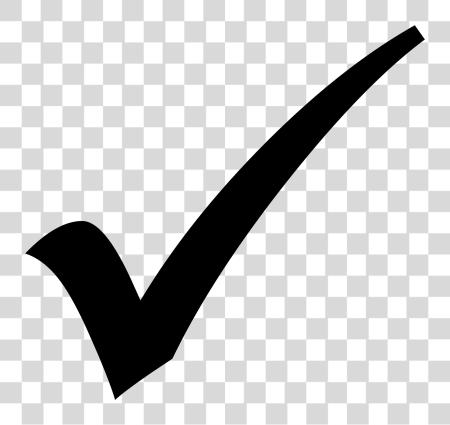 Download Check Mark Black Icon Forma De Visto Bueno PNG file