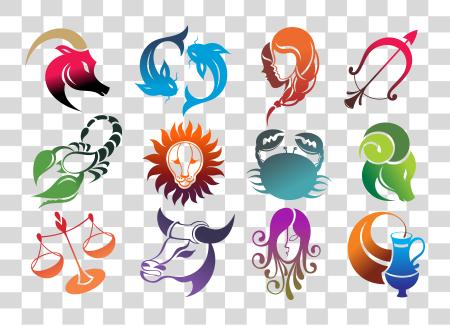 下载 All 12 Zodiac Signs PNG file