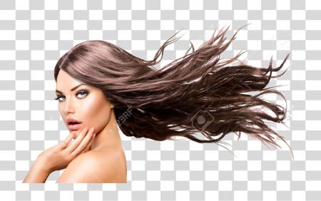 Download Blowing In Wind Hairstyles Women Reference Model With Hair Blowing PNG file