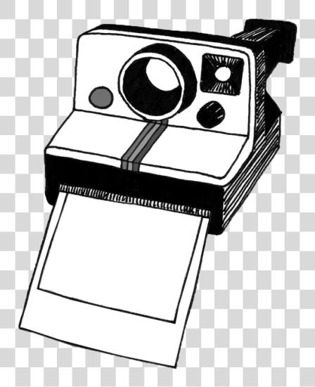 Download Polaroid Camera Black And White Camera Polaroid PNG file