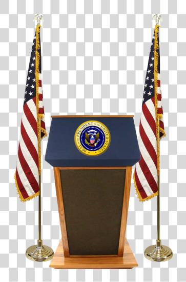 下载 Presidential Podium PNG file