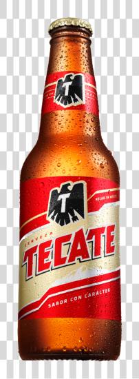 下载 Cerveza Embotellada Pizzeria Rockys Tecate 啤酒 Bottle PNG file