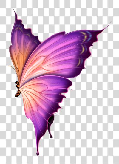 Download Ya morado mariposa PNG file