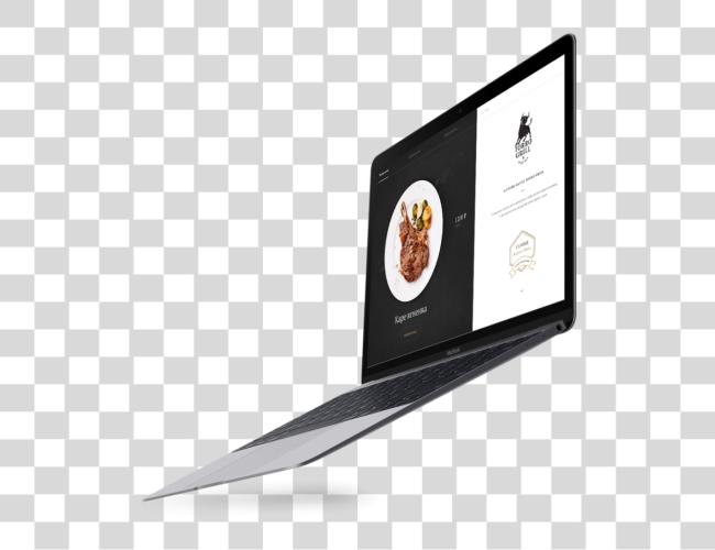 下载 飛行 Macbook Mockup 筆記本 Clip 艺术