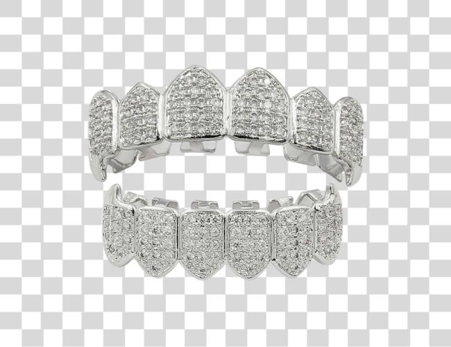 تحميل Iced خارج Diamond Grillz مجموعة Fiji ماء جميع أبيض Grillz مقطوعة فن