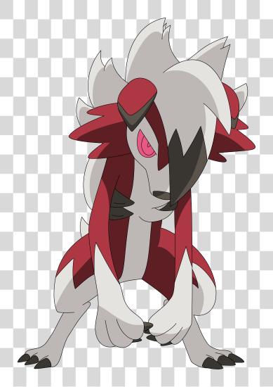 下载 Lycanroc 寵物小精靈 Lycanroc Midnight PNG file