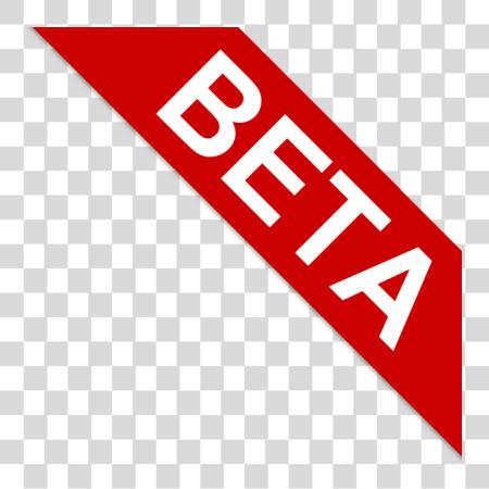 Download Beta Tag PNG file