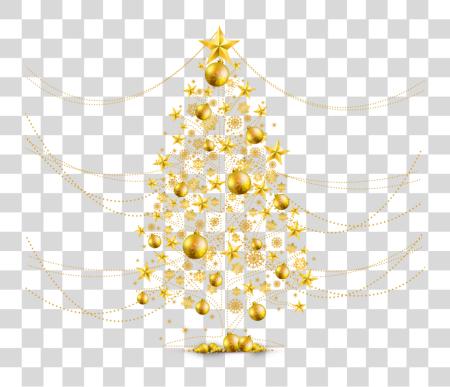 Download Christmastree Christmas Gold Tree Golden Christmas Tree PNG file