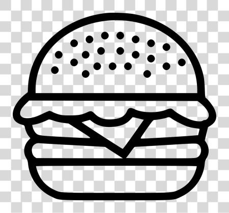 下载 Hamburger Junk 食品 漢堡 图标 PNG file