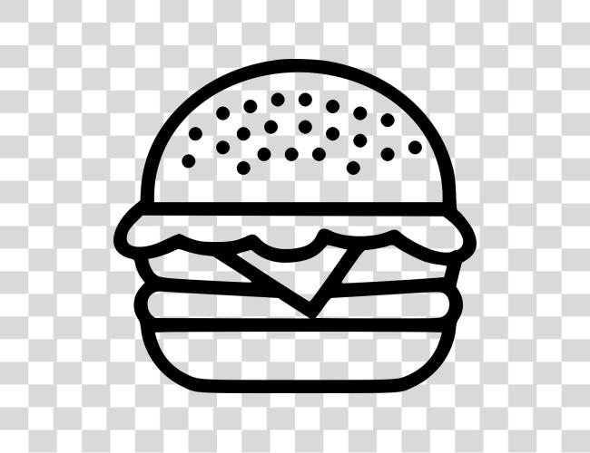 Download Hamburger Junk Food Burger Icon Clip Art