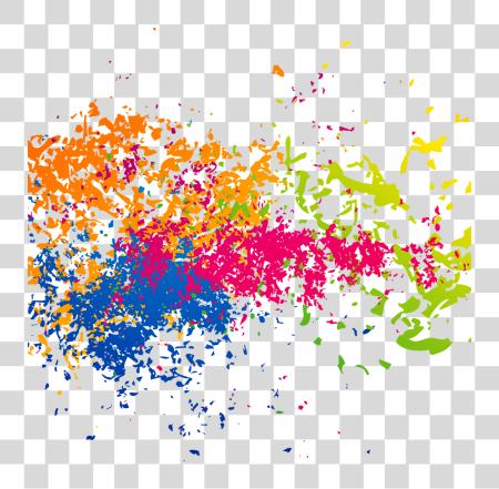 下载 Paint Splatter Paint Color Splash PNG file