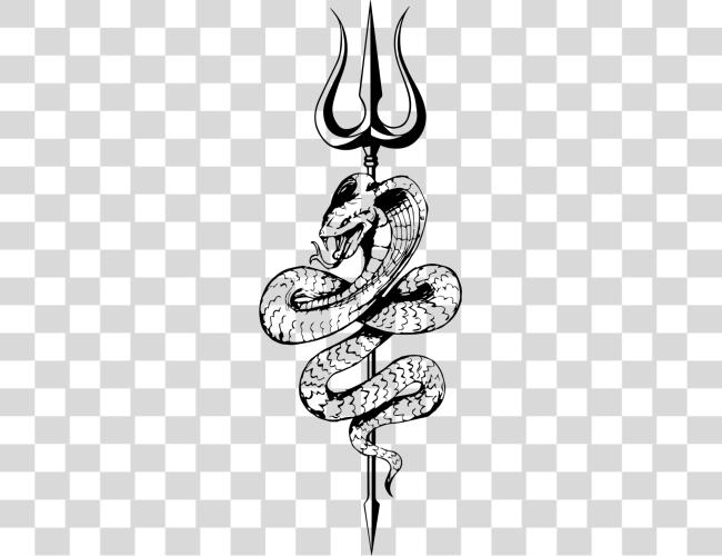 Download Snakes Lord Shiva Shiva Trident With Snake Clip Art