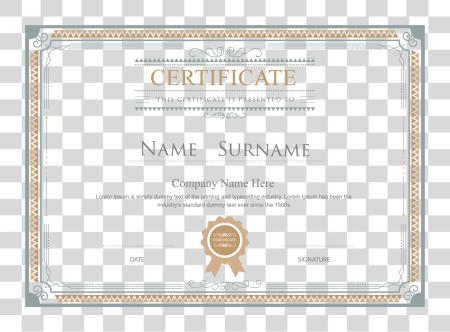 Download Certificate Certificate Border PNG file