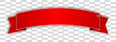 Download Red Banners Ribbon Banner Red PNG file