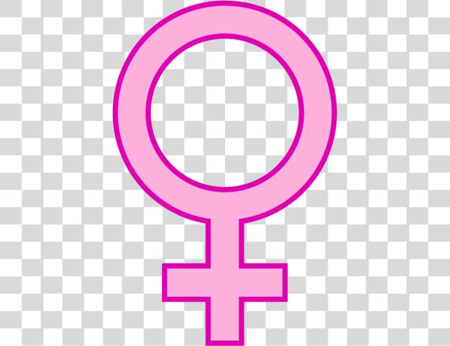 Download File Femalepink Svg Pink Female Symbol Clip Art