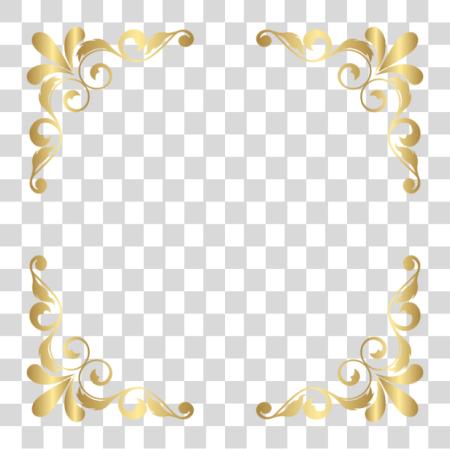 Download Gold Corners Marcos Para Tarjetas PNG file