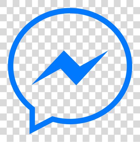 Download Facebook Icon White Messenger PNG file