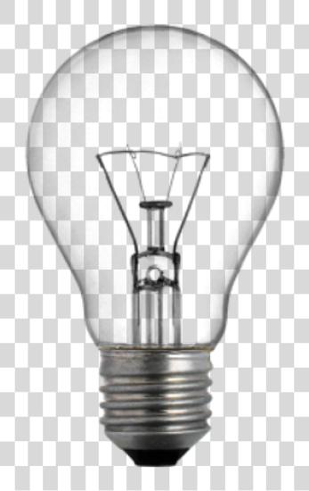 Download Light Off Incandescent Light Bulb PNG file