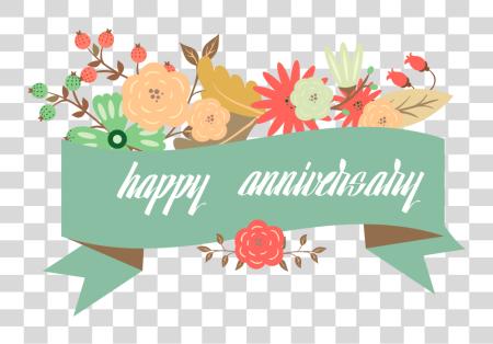 Download Wedding Anniversary Greeting Card Happy Wedding Anniversary PNG file