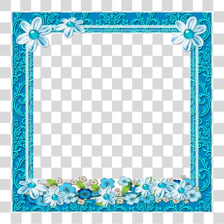 Download Frame Floral Pictures Flower Frames PNG file