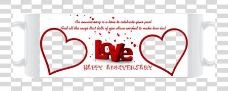 Download Happy Anniversary Mug PNG file