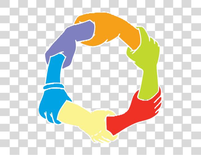 Download Handsholding Colour Youth Holding Hands Clip Art