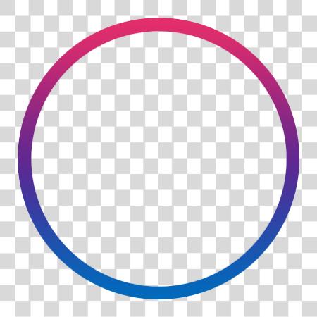 Download Bisexual Circulo Circle Twitter Icon Twibbon Pride Circle PNG file